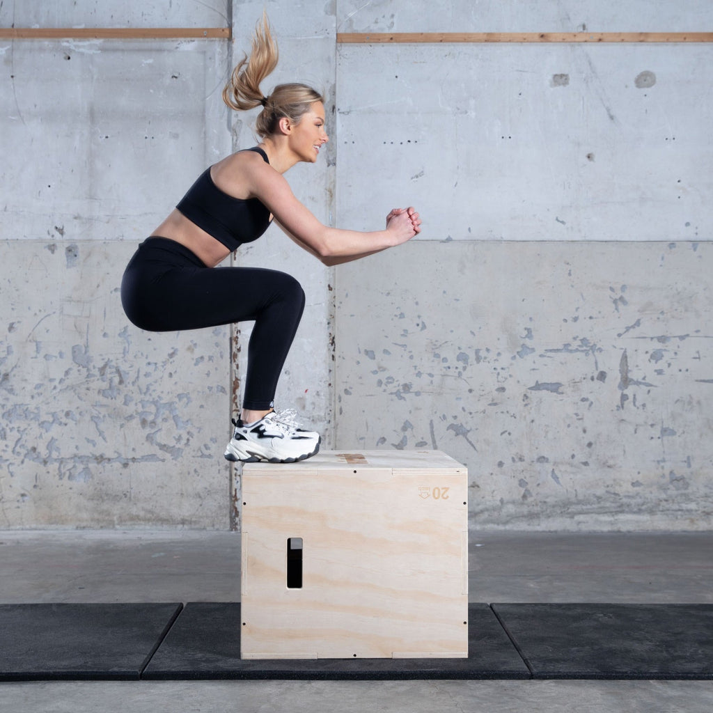 VirtuFit Houten Plyo Box 3-in-1 - Klein - 40 x 45 x 50 cm