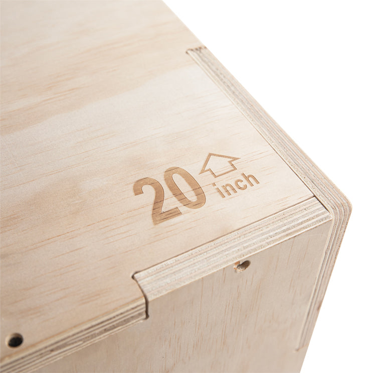 VirtuFit Houten Plyo Box 3-in-1 - Klein - 40 x 45 x 50 cm
