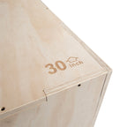 VirtuFit Houten Plyo Box 3-in-1 - Groot - 50 x 60 x 75 cm
