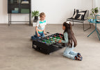 Bandito Mini Tafelvoetbal met Telescopische Stangen - Zwart - Tweedekans