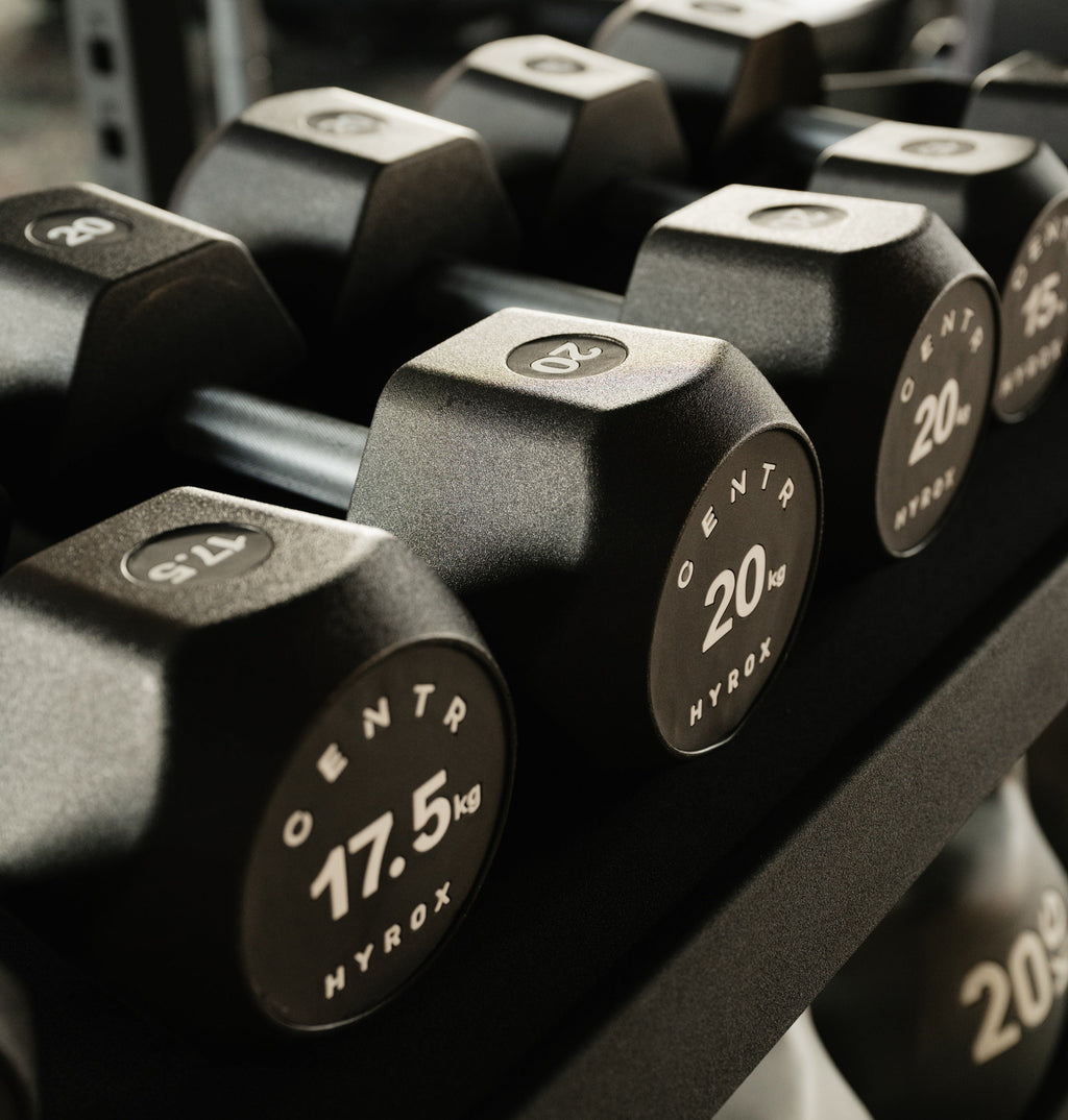 Centr x Hyrox Urethane Hexagon Dumbbell - 17,5 kg