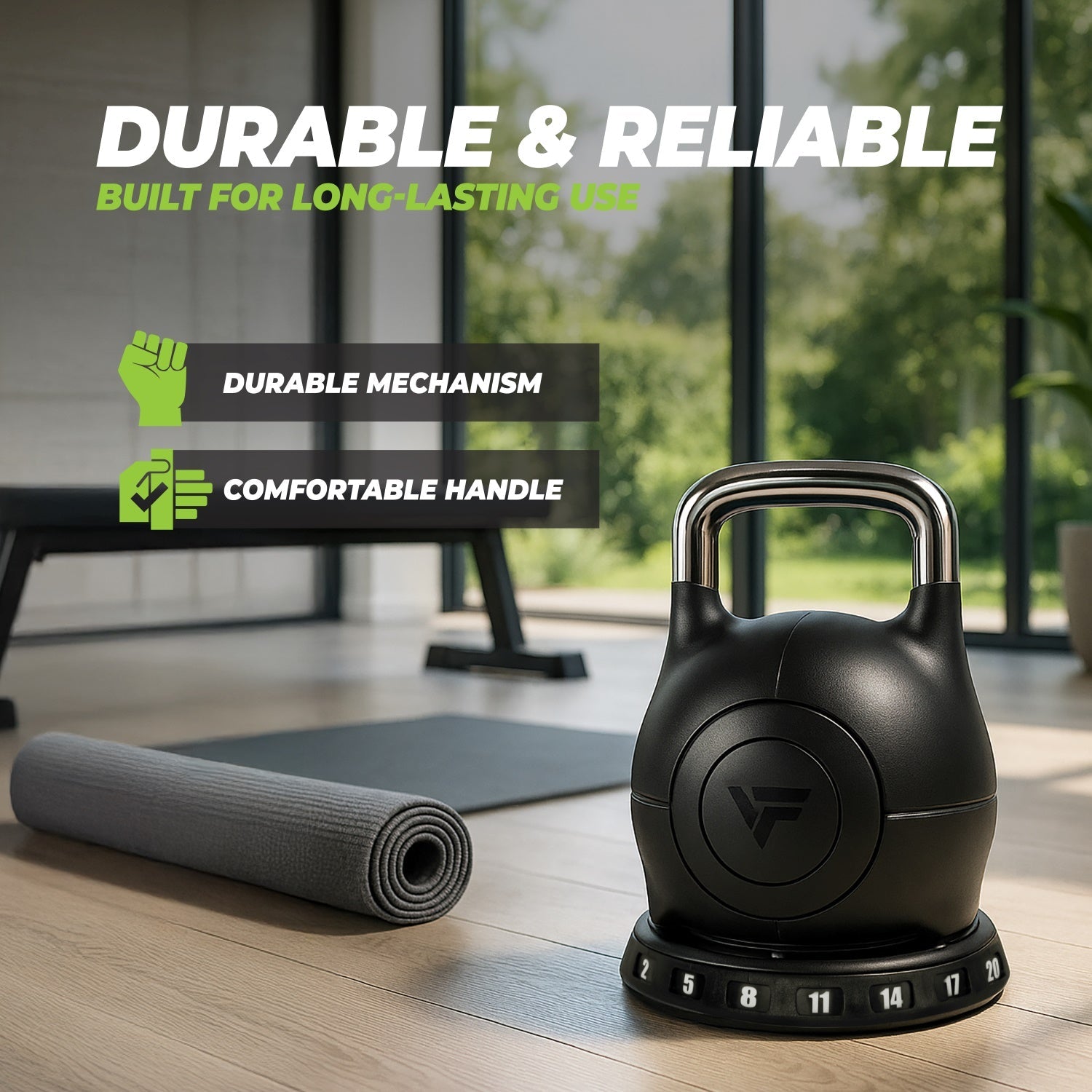 VirtuFit Verstelbare Kettlebell 20 kg