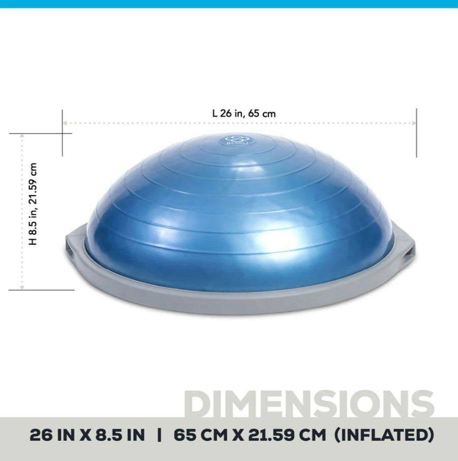 Bosu Balanstrainer Pro Edition - Blauw - 65 cm