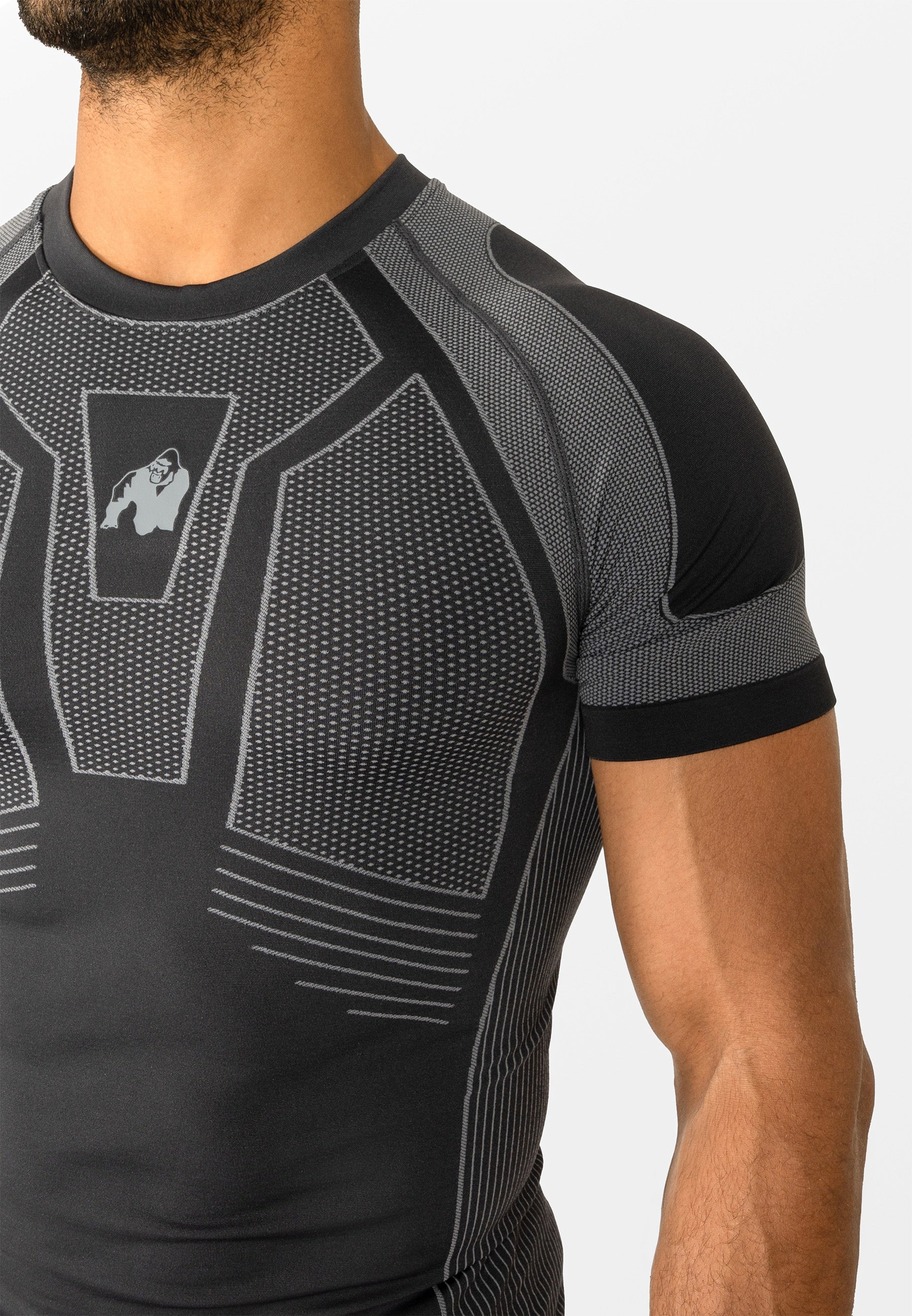 Gorilla Wear Arcata Seamless T-shirt - Donkergrijs