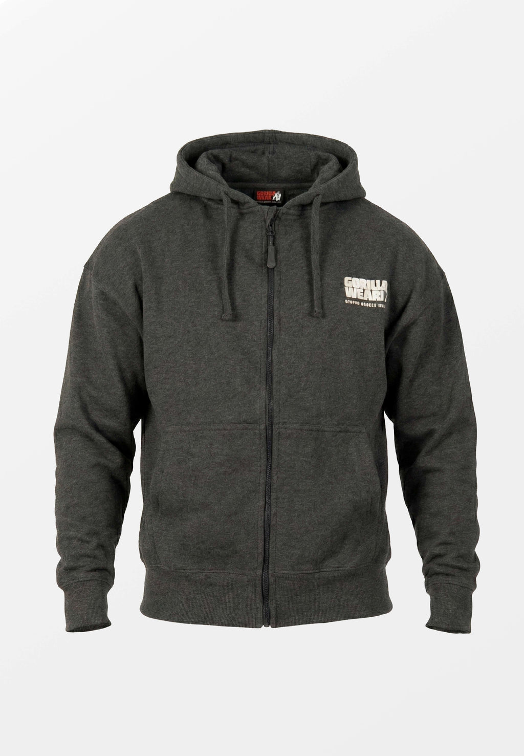 Gorilla Wear Classic Oversized Vest - Donkergrijs Gemeleerd