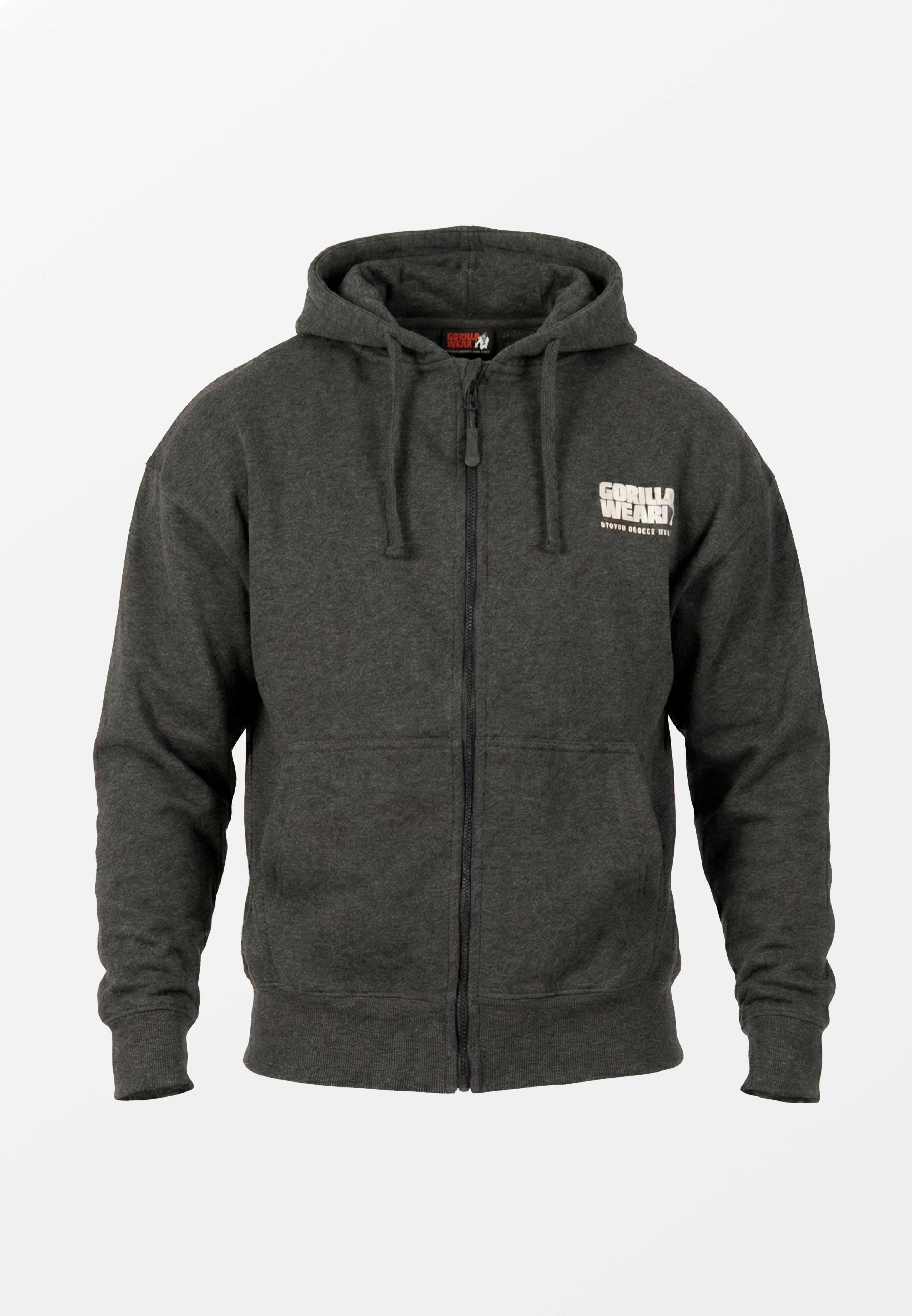 Gorilla Wear Classic Oversized Vest - Donkergrijs Gemeleerd
