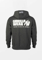 Gorilla Wear Classic Oversized Vest - Donkergrijs Gemeleerd