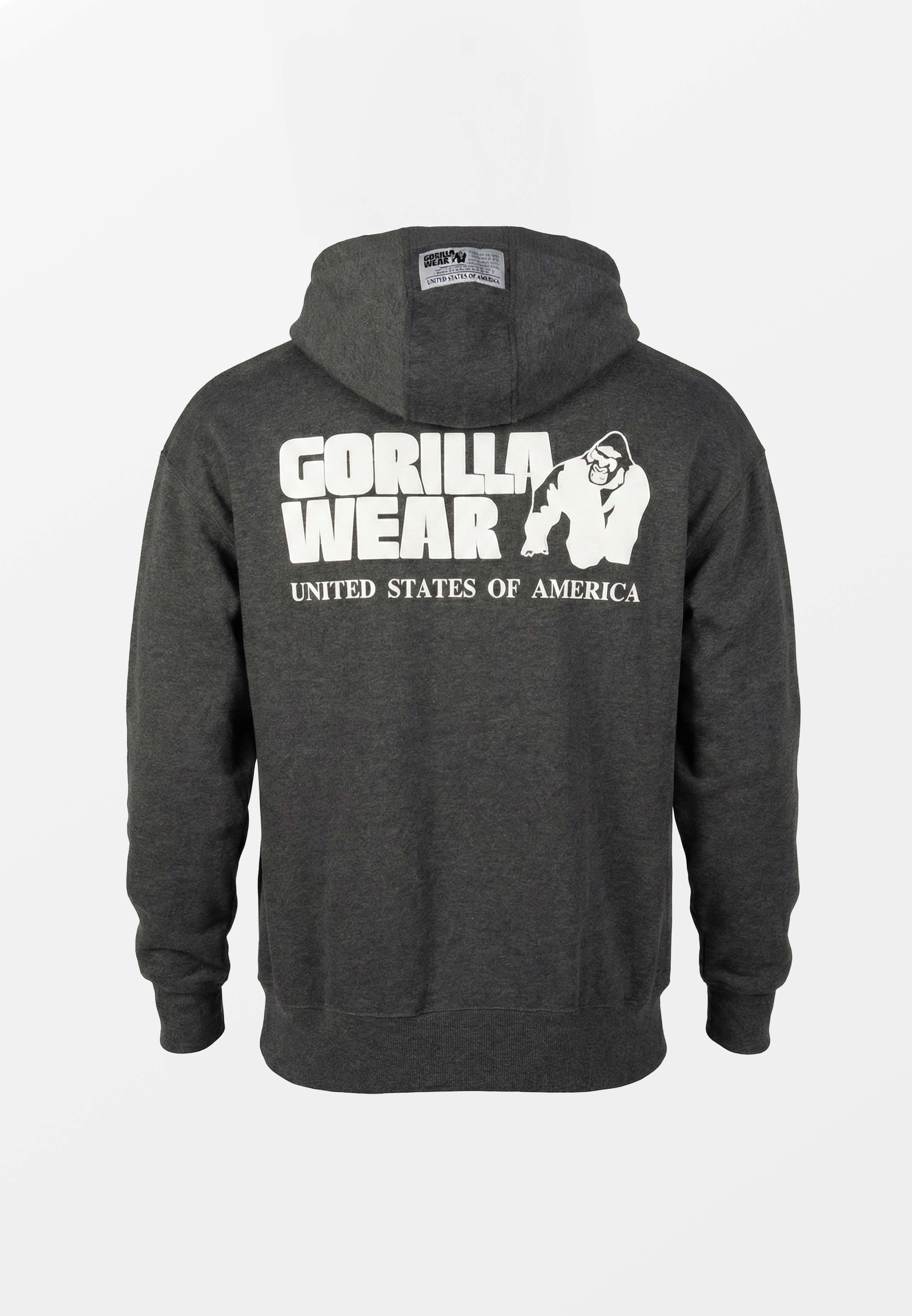 Gorilla Wear Classic Oversized Vest - Donkergrijs Gemeleerd