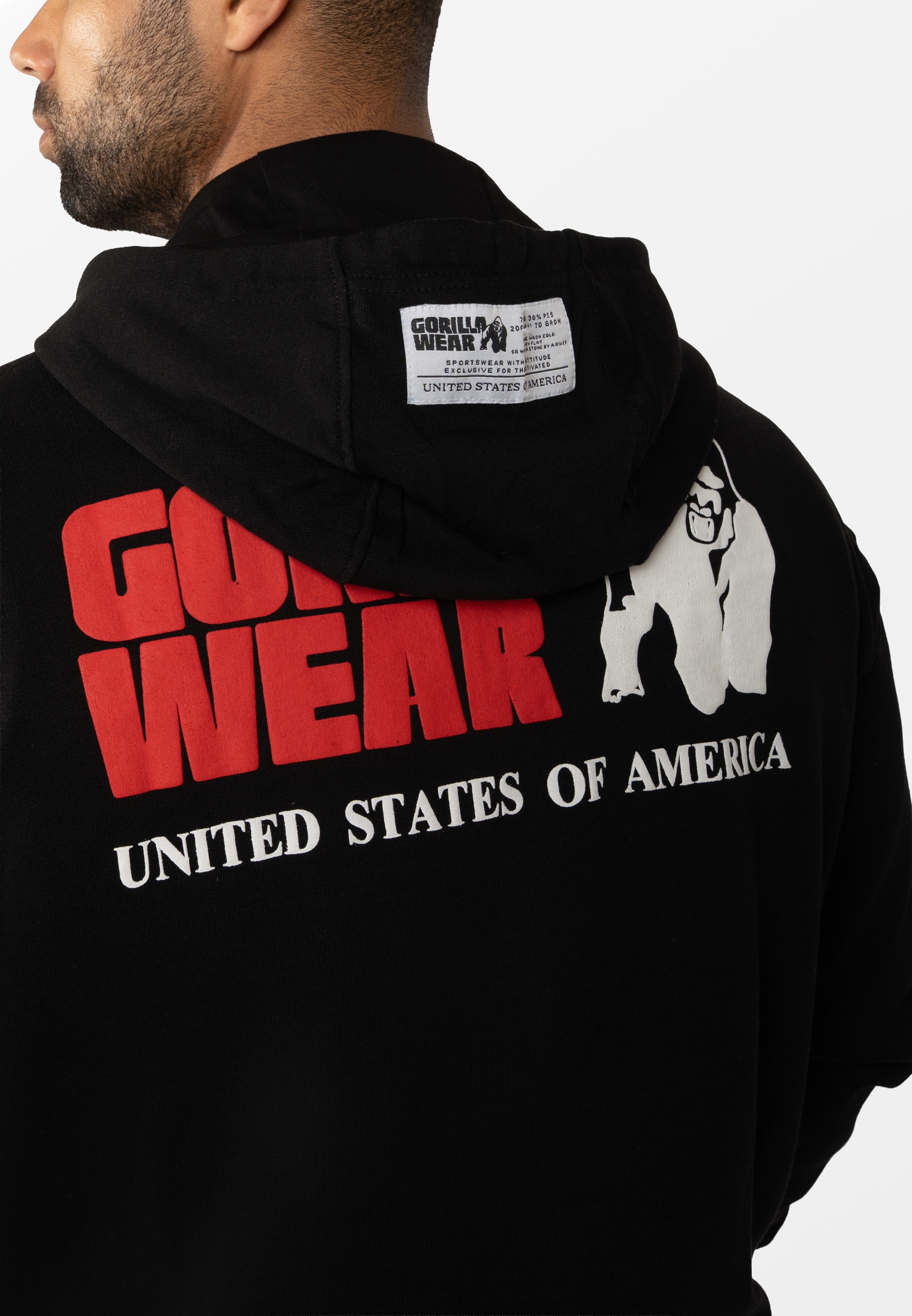 Gorilla Wear Classic Oversized Vest - Zwart