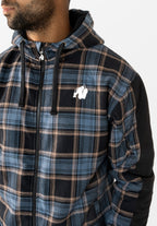 Gorilla Wear Kenton Jas - Zwart/Blauw