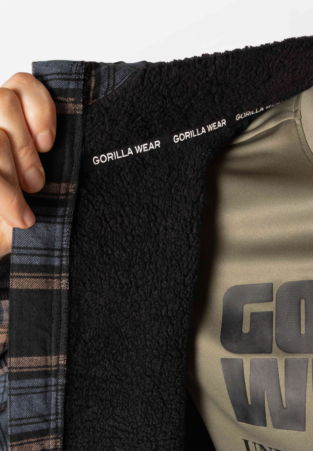 Gorilla Wear Kenton Jas - Zwart/Blauw