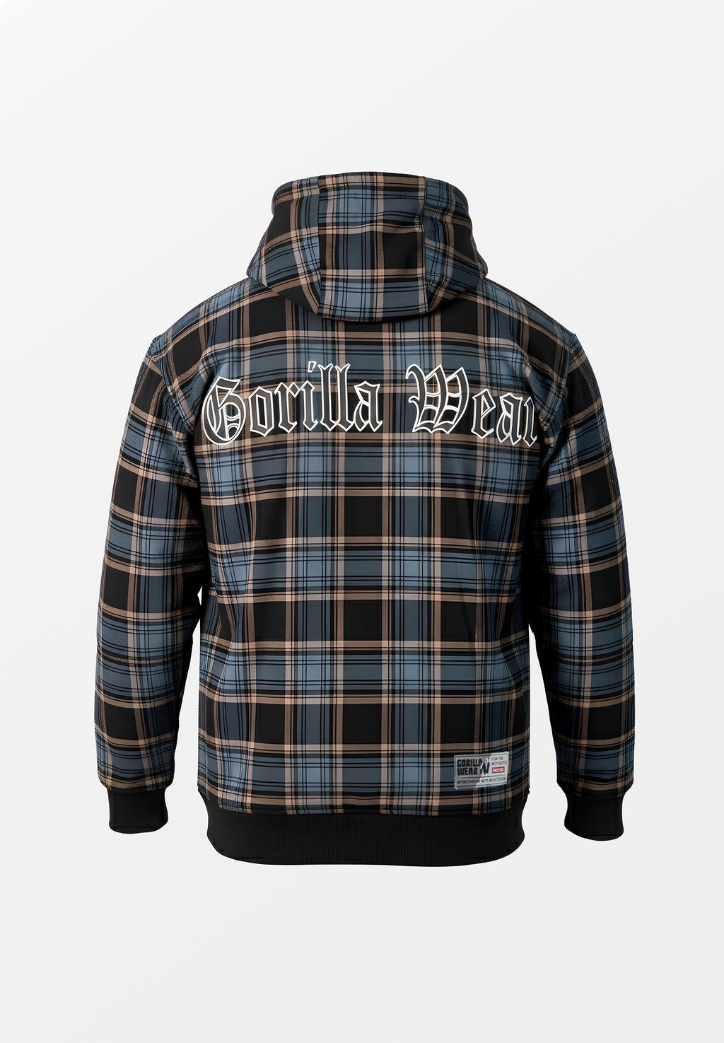 Gorilla Wear Kenton Jas - Zwart/Blauw