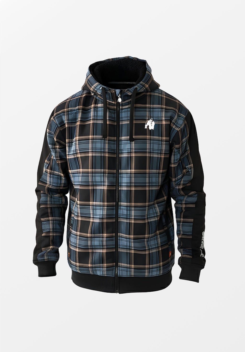 Gorilla Wear Kenton Jas - Zwart/Blauw