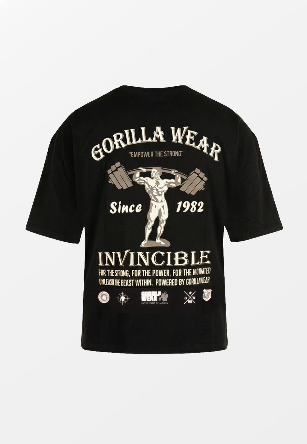 Gorilla Wear Kingston Oversized T-shirt - Zwart
