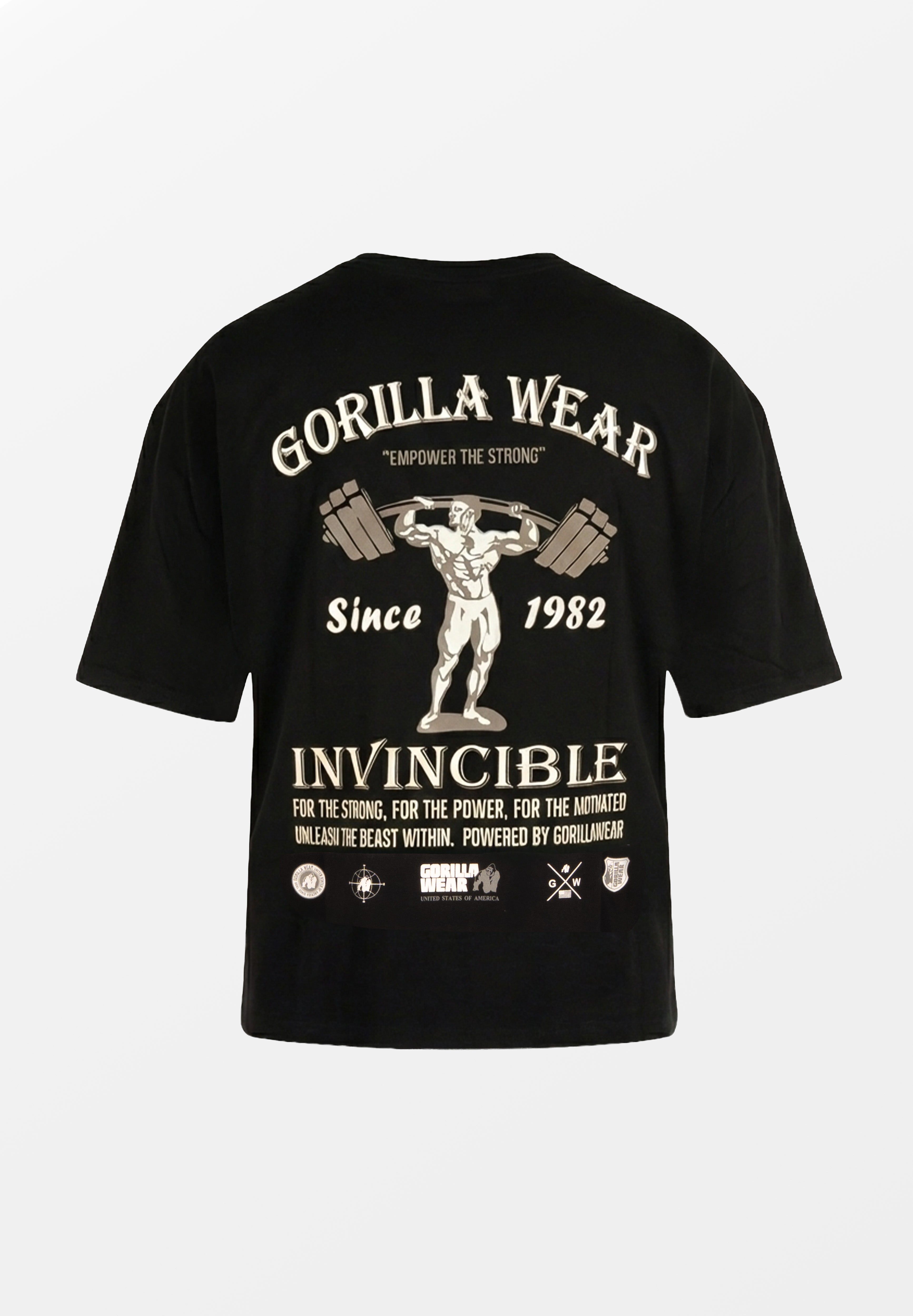 Gorilla Wear Kingston Oversized T-shirt - Zwart