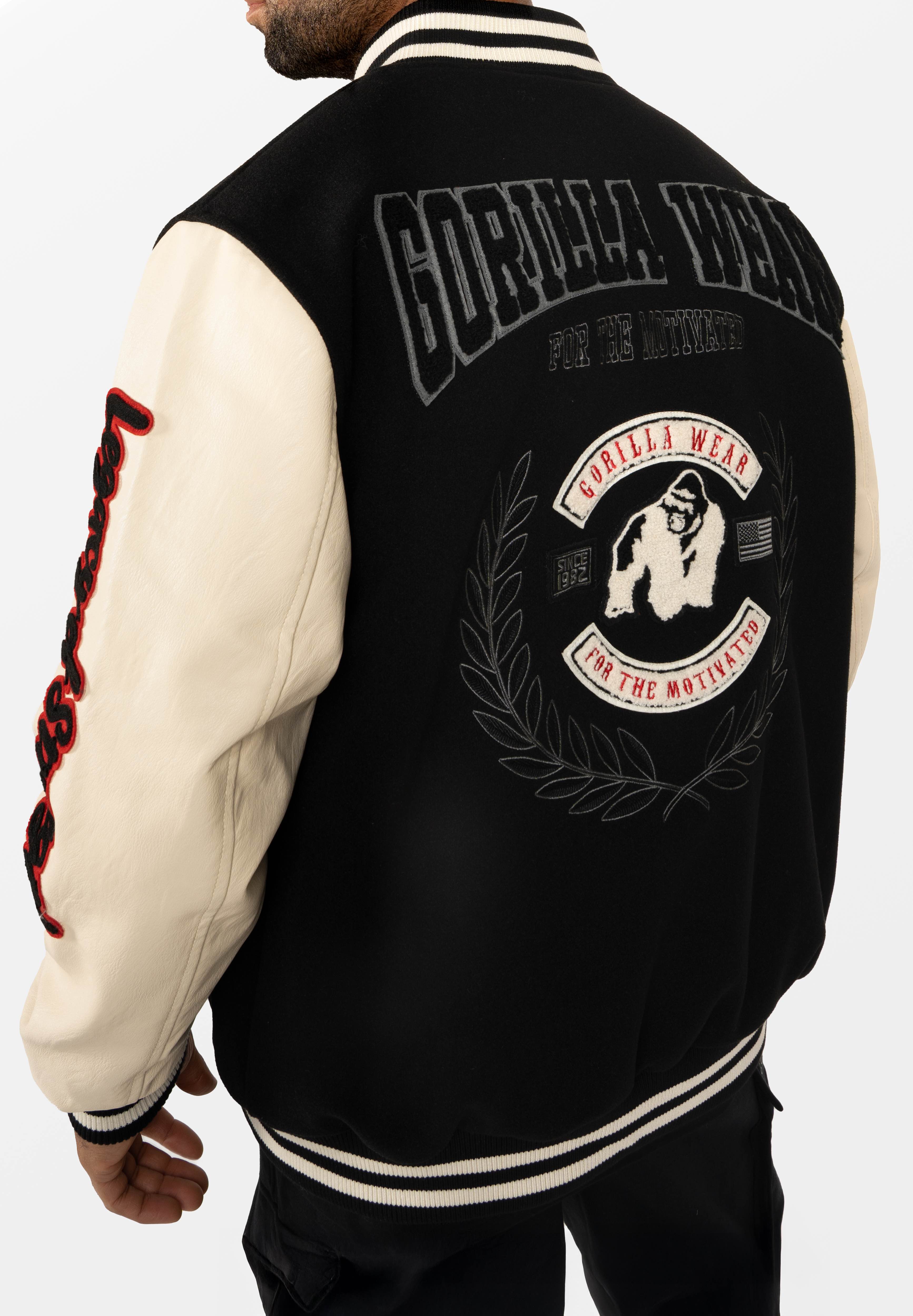 Gorilla Wear Saint Louis Varsity Jacket - Zwart