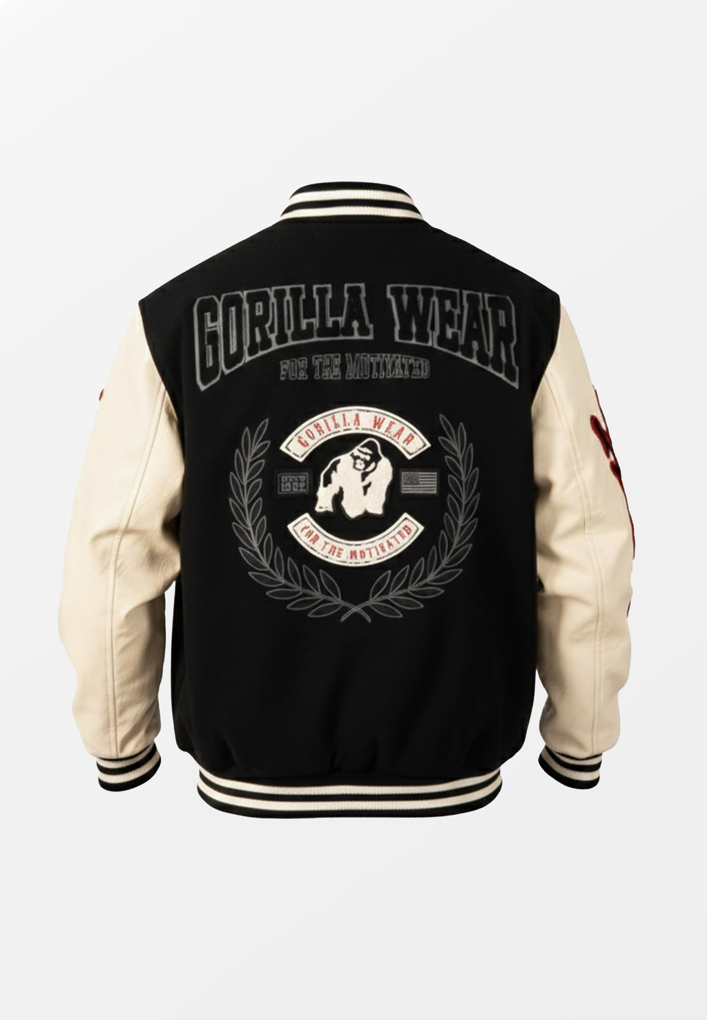 Gorilla Wear Saint Louis Varsity Jacket - Zwart