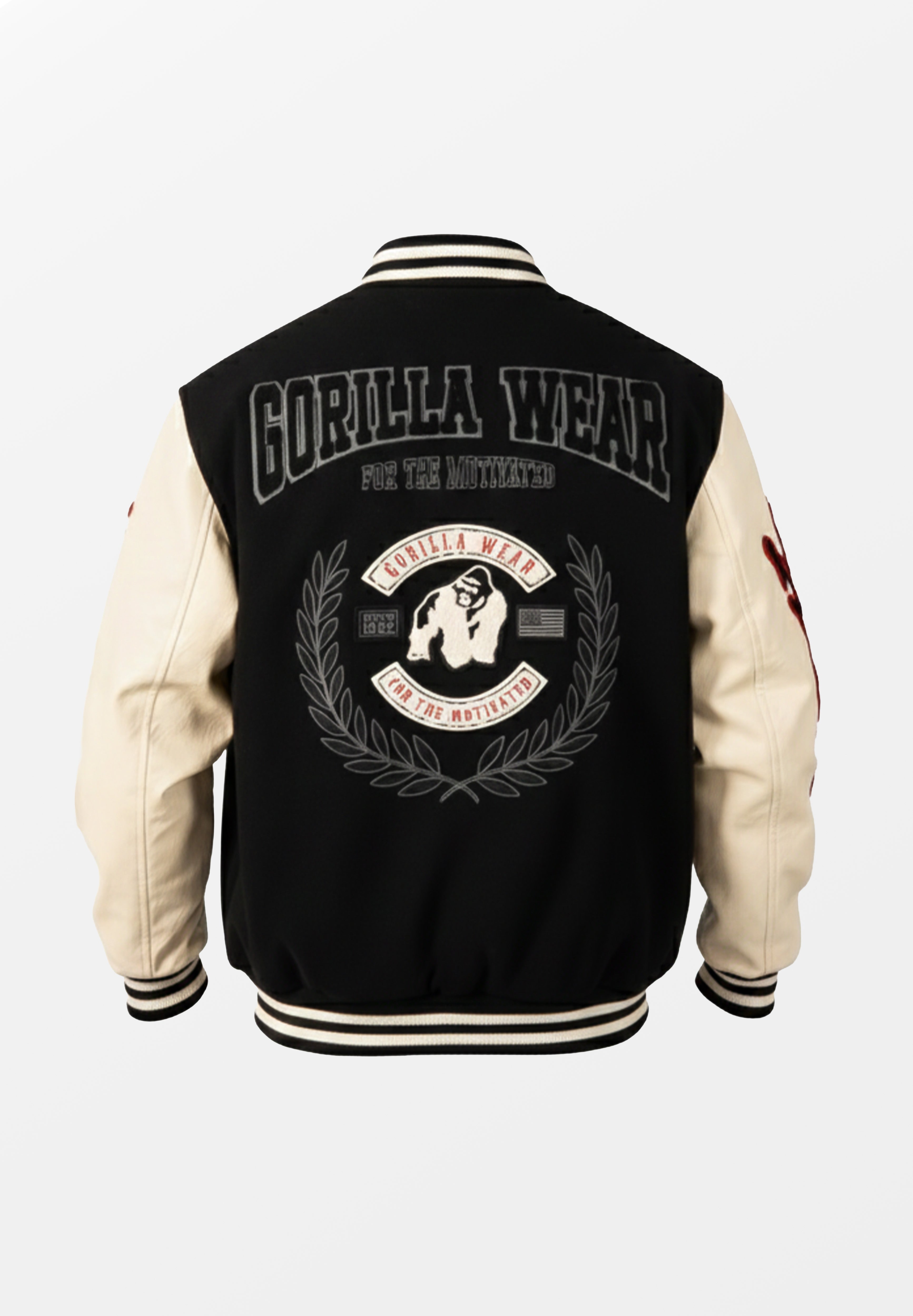 Gorilla Wear Saint Louis Varsity Jacket - Zwart