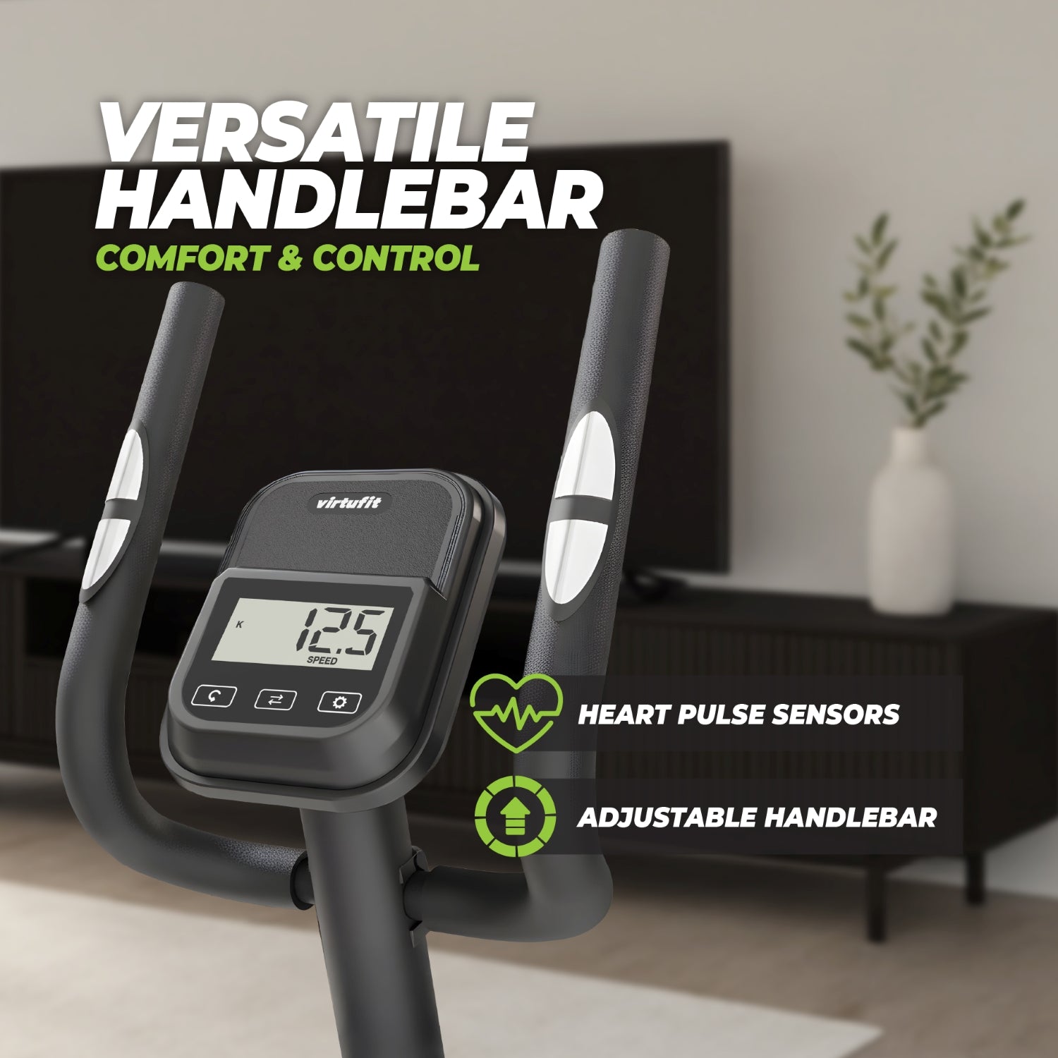 VirtuFit HTR100 Hometrainer - Voor lange gebruikers - 2026 model (HTR 1.0) - Tweedekans