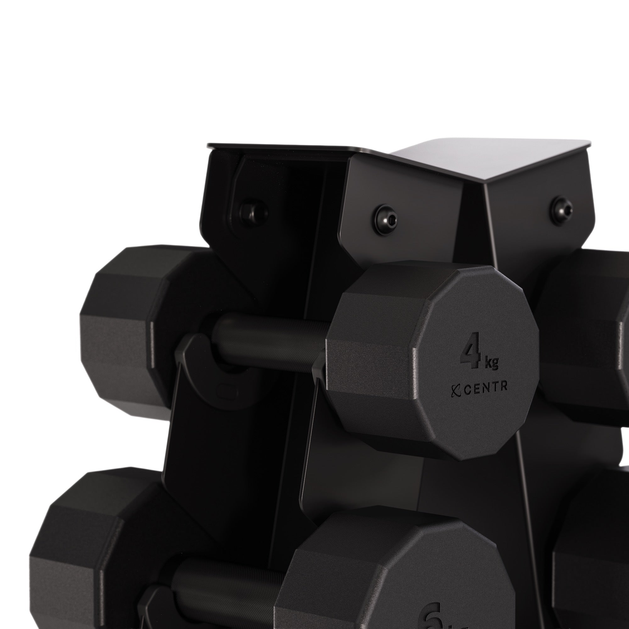 Centr Dumbbell Toren met 12-delige dumbbellset - 4 t/m 14 kg