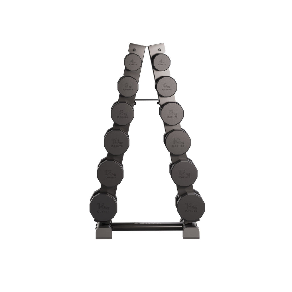 Centr Dumbbell Toren met 12-delige dumbbellset - 4 t/m 14 kg