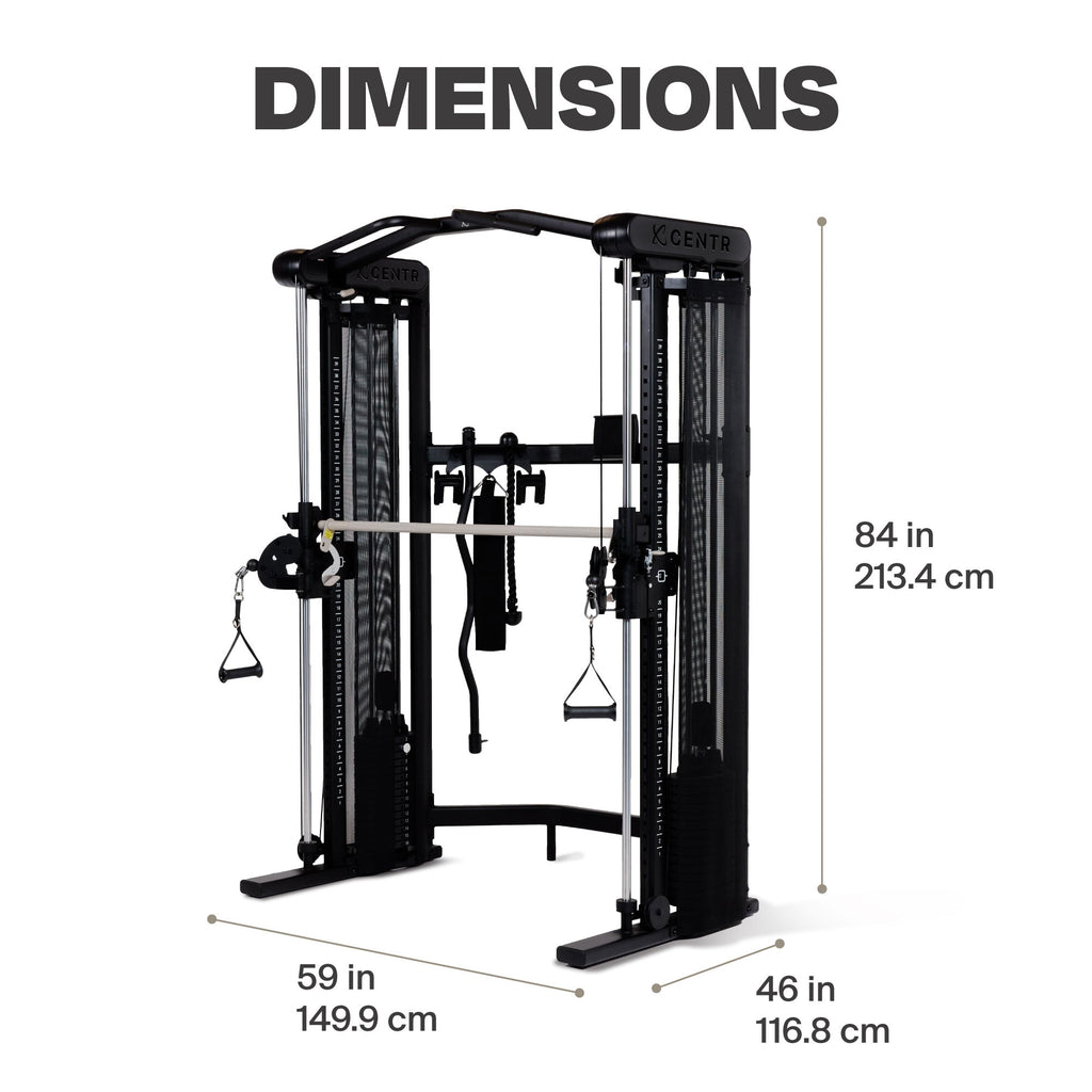 Centr 3 Home Gym - Functional Trainer met Smith Machine