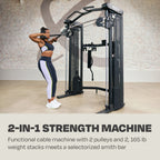 Centr 3 Home Gym - Functional Trainer met Smith Machine