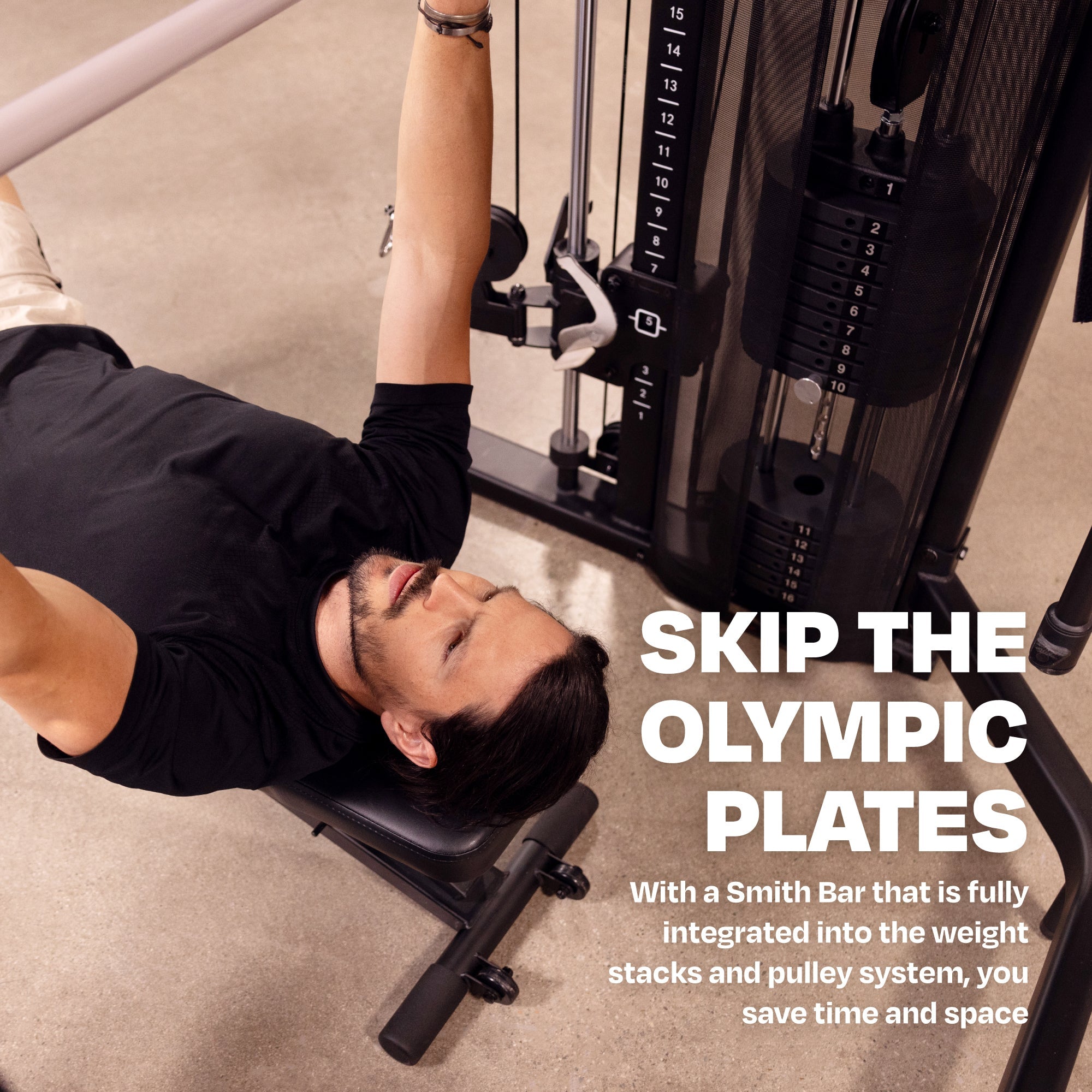 Centr 3 Home Gym - Functional Trainer met Smith Machine