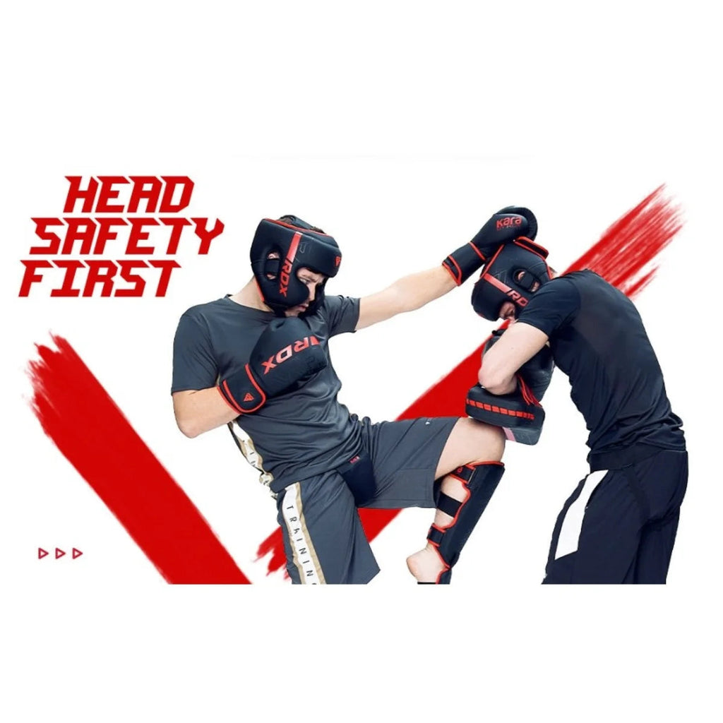 RDX Sports F6 Kara Hoofdbeschermer - Zwart