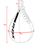 RDX Sports F6 Kara Speedball - Boksbal - Wit