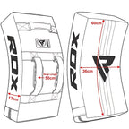 RDX Sports T1 Gebogen Stootkussen - Zwart