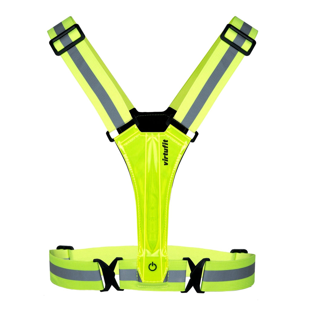 VirtuFit Reflecterend Veiligheidsvest met LED - Verlicht Hardloopvest