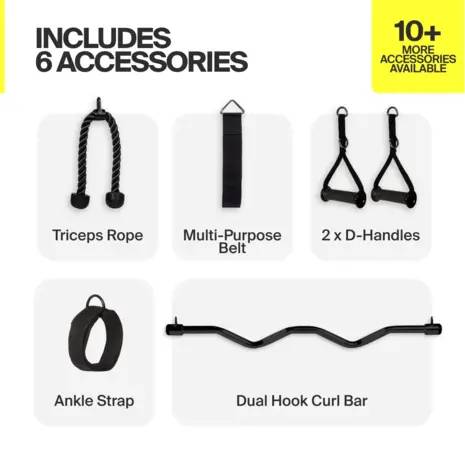 Inspire SF6 Home Gym Functional Trainer with Selectorized Smith Bar