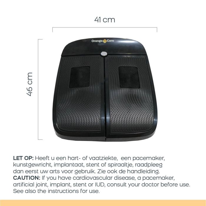 Bioenergiser Vibration Leg Trainer Trillplaat - Zwart