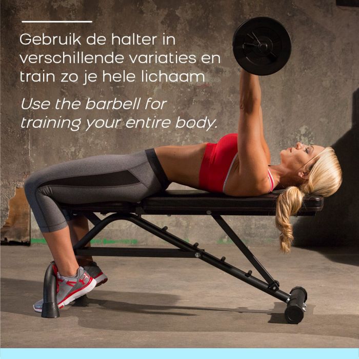 Iron Gym Verstelbare Halterset - 20 kg - 25 mm - Zwart