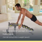 Rock Gym 6-in-1 Trainingsbank - Buikspierbank