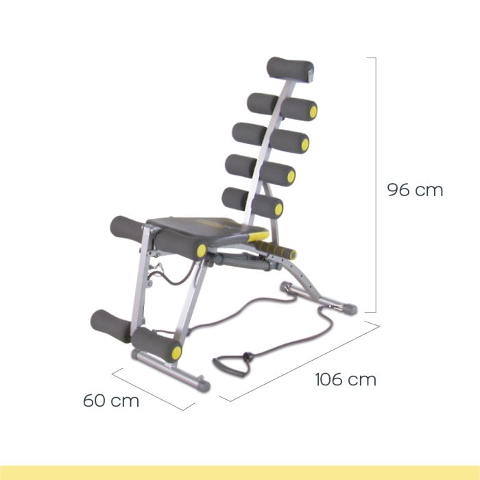 Rock Gym 6-in-1 Trainingsbank - Buikspierbank
