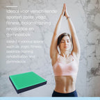 Orange Gym Spiky Balance Pad 2 in 1 - Groen/Zwart