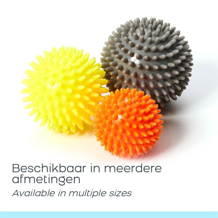 Wonder Core Spiky Massage Ball 9 cm - Grijs