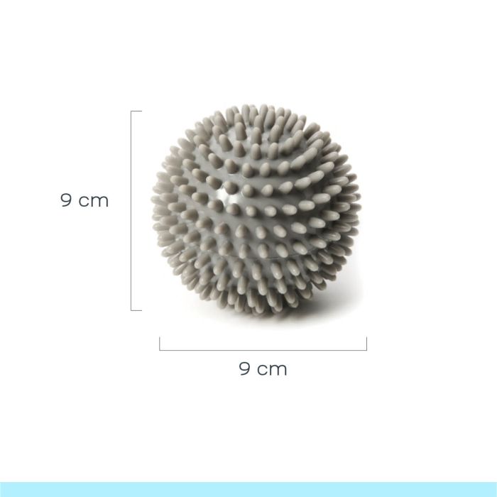 Wonder Core Spiky Massage Ball 9 cm - Grijs