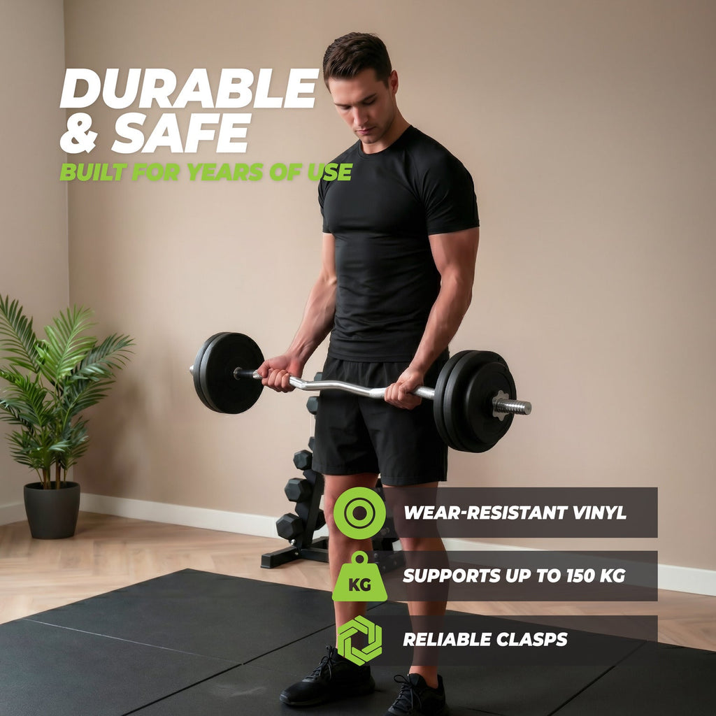 VirtuFit Vinyl EZ-Curl Set - Halterset - 20 kg