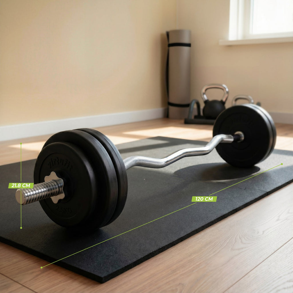 VirtuFit Vinyl EZ-Curl Set - Halterset - 20 kg