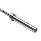 HMS Premium Olympische Halterstang met Lock Jaw Collars en Veerclipsluiting - 50 mm - 150 cm