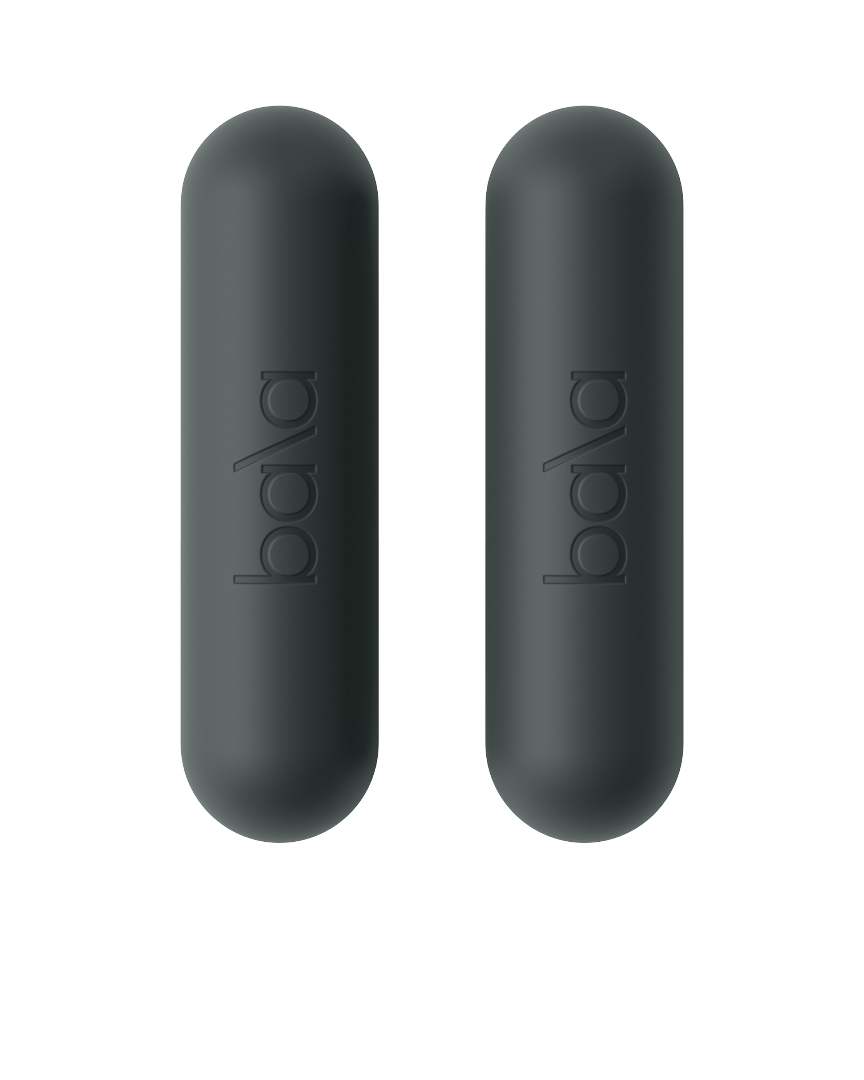 Bala Bars Dumbbells - 2 x 1 kg - Charcoal/Grijs