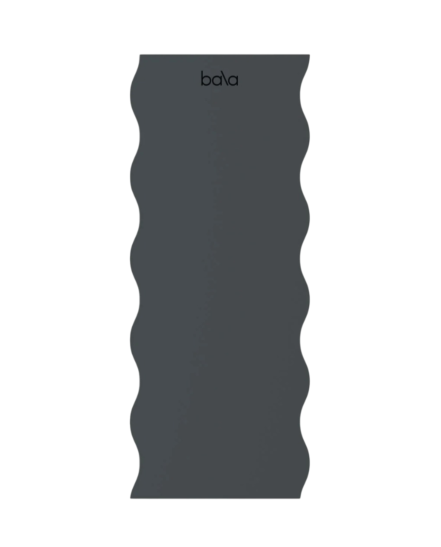 Bala The Wavy Mat - Yogamat - Charcoal/Grijs