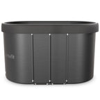 VirtuFit IJsbad Ovaal - Antraciet - 500 Liter - Inclusief accessoires