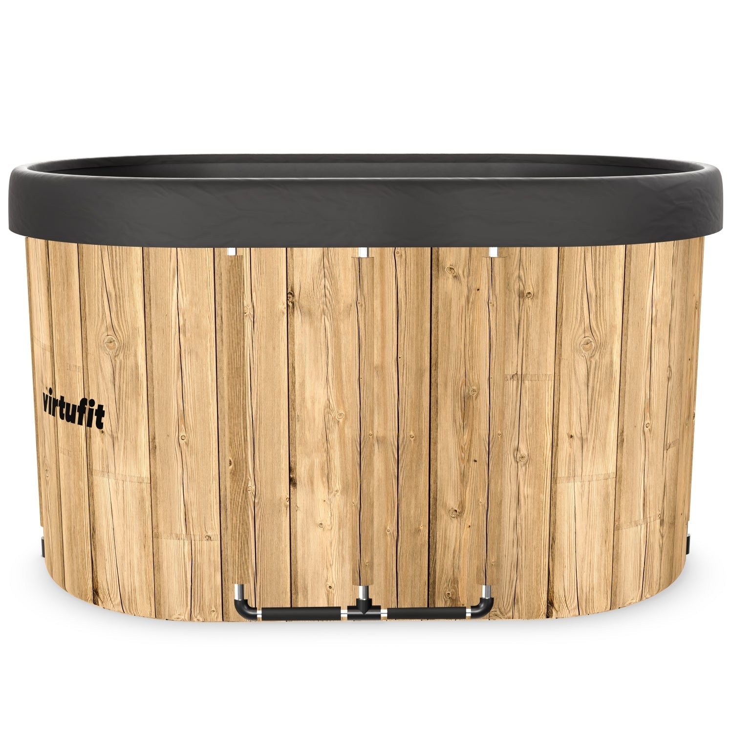 VirtuFit IJsbad Ovaal - Wood Look - 500 Liter - Inclusief accessoires
