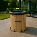VirtuFit IJsbad XXL - 375 Liter - Wood Look - Inclusief accessoires