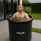 VirtuFit IJsbad XXL - 375 Liter - Antraciet - Inclusief accessoires
