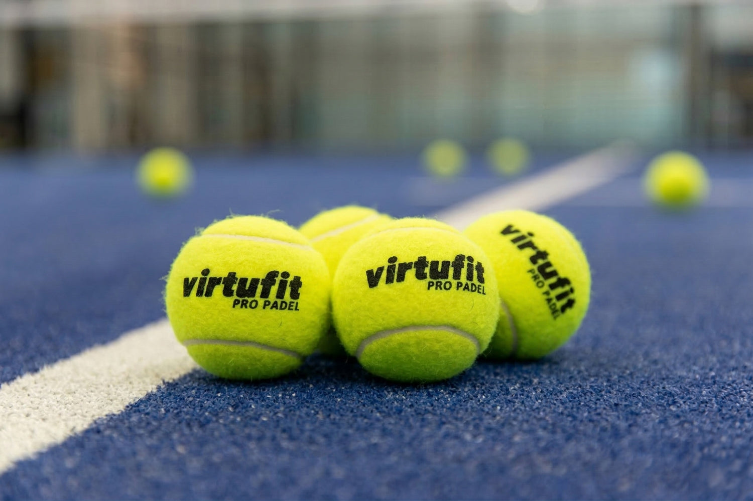 VirtuFit Pro Padel Ballen - Set / 3 ballen